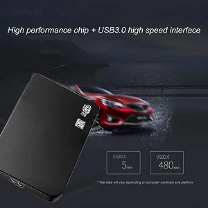 Внешний SSD накопитель 4TB USB 3.0 Ultra Slim 2.5" High Speed Plug & Play Ударопрочный Бесшумный Black (B) synthetic.ua - Фото 1
