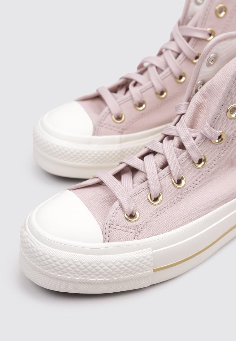 Кеды Converse All Star Lift Серый/Бежевый/Золотой, фото №4