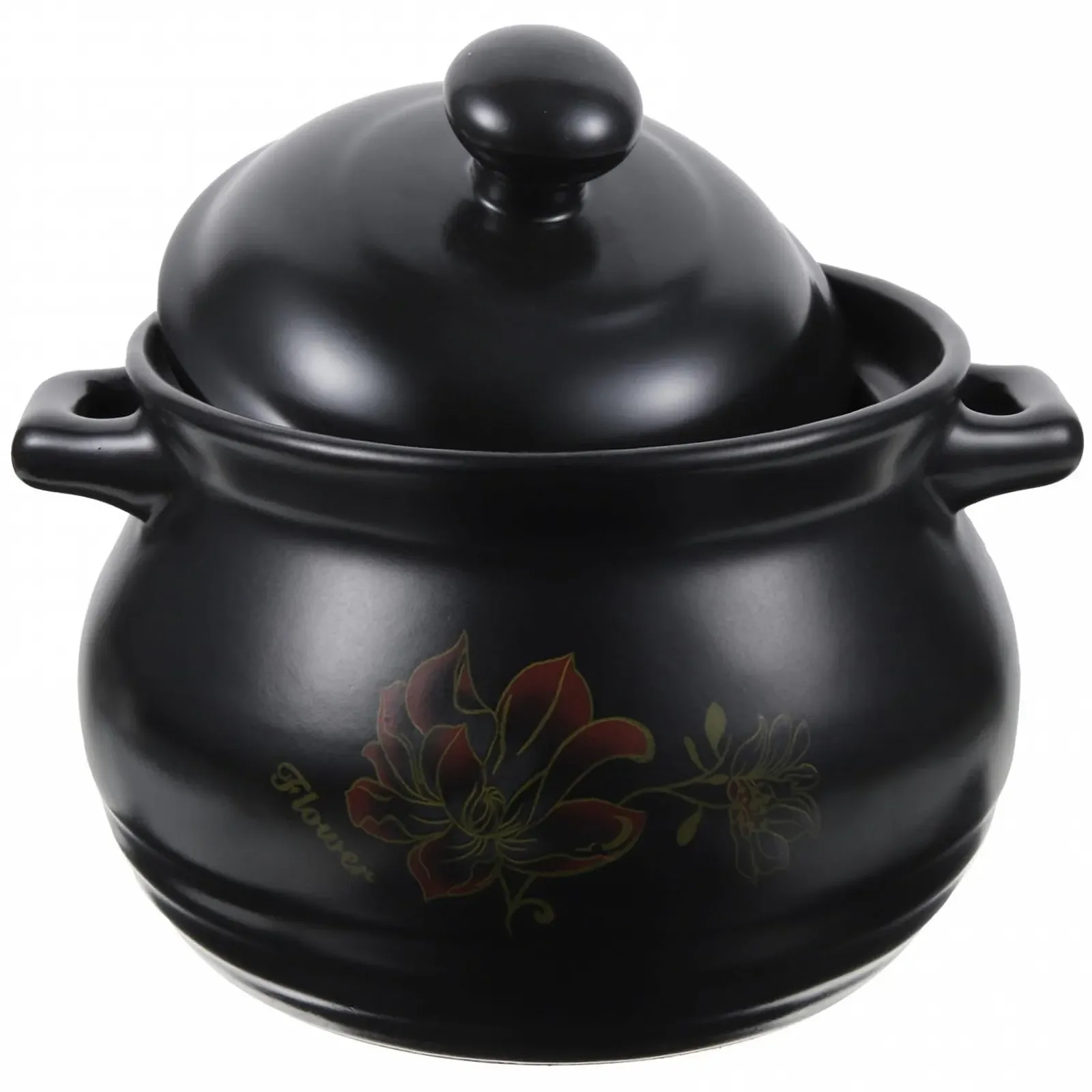 Кастрюля для супа Cabilock керамическая жаростойкая черная, фото №1 Кастрюля для супа Cabilock керамическая жаростойкая черная, фото №1