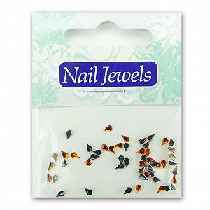 Капли со стразами Акрил EigenArt Оранжевый - Фото 1