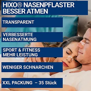 Пластирі для носа Преміум 35 шт. Прозорі. Для покращення сну, вільного дихання та занять спортом synthetic.ua - Фото 1