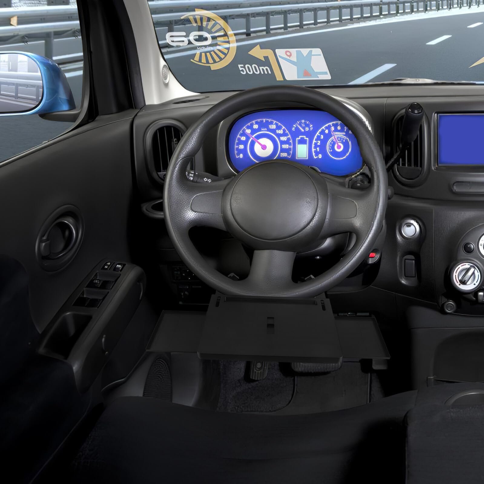 Складаний столик на кермо GALPADA для автомобіля з великою робочою та обідньою поверхнею, міцна, фото №4 Складаний столик на кермо GALPADA для автомобіля з великою робочою та обідньою поверхнею, міцна, фото №4