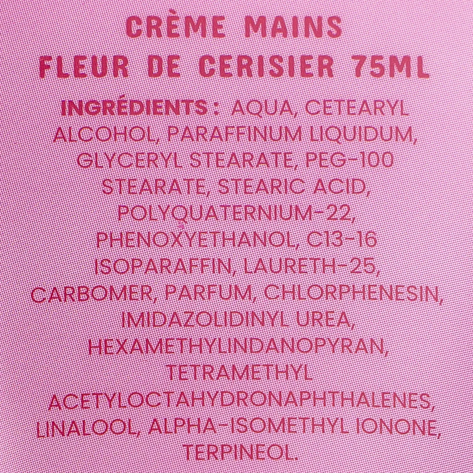 Крем для рук FRENCH TENDANCE Cherry Blossom 75 мл, фото №3