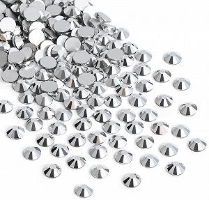 Стразы Серебряные 4,8 мм (SS20, 576 штук), Jet SS10, 2880 штук synthetic.ua - Фото 1