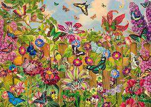 Пазл Schmidt Spiele Beautiful Butterfly Garden 59746 2000 элементов - Фото 1