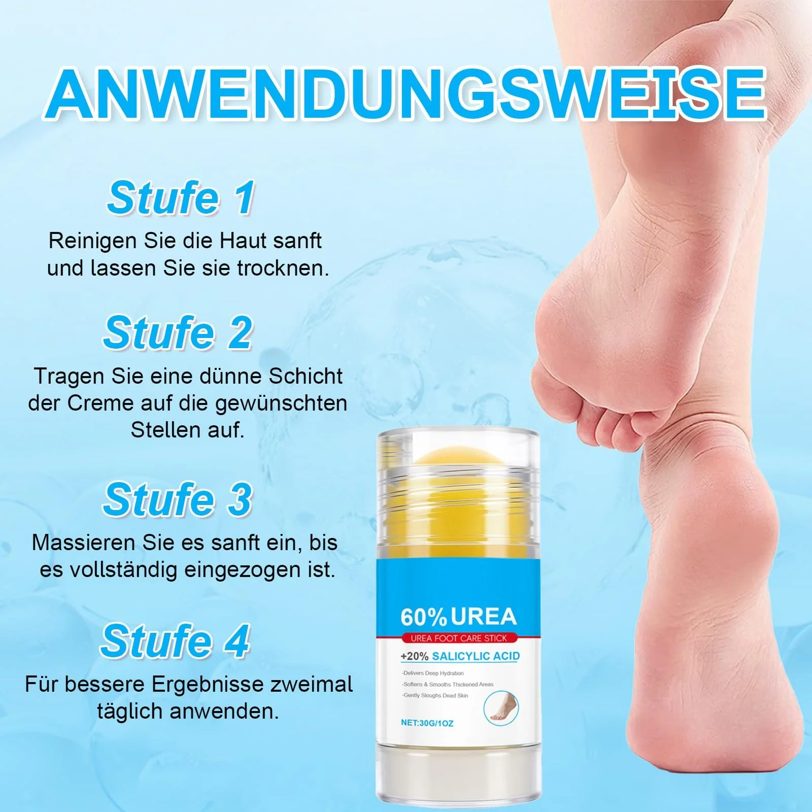 Крем Urea Cream 60% увлажняющий смягчающий 2 шт., фото №6