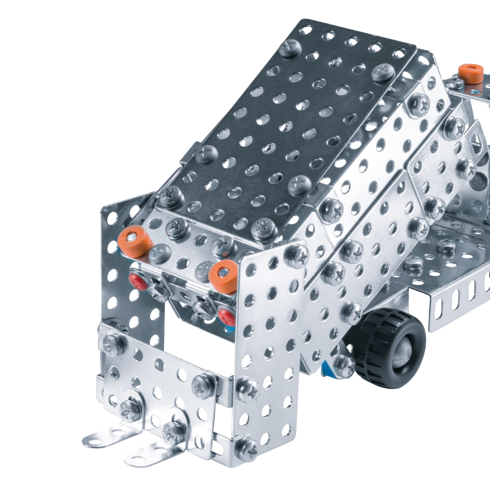 Конструктор Eitech Model 00281 Металевий Набір - Сміттєвоз, 280 компонентів, Нахиляюча Сміттєва Машина, Модель Транспортного Засобу, Приблизно 20 см, фото №7