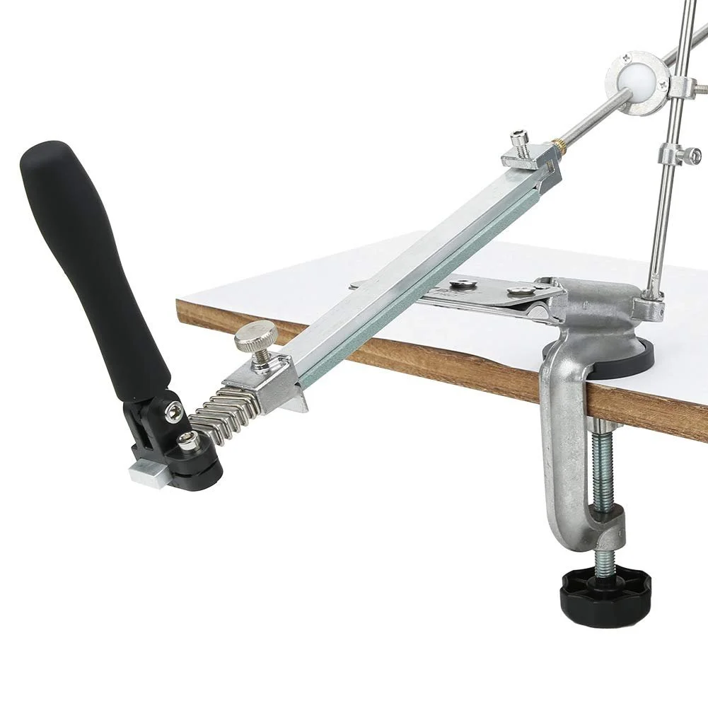 Точило для ножів реверсивна з фіксованим кутом та 4 точильними каменями, фото №7