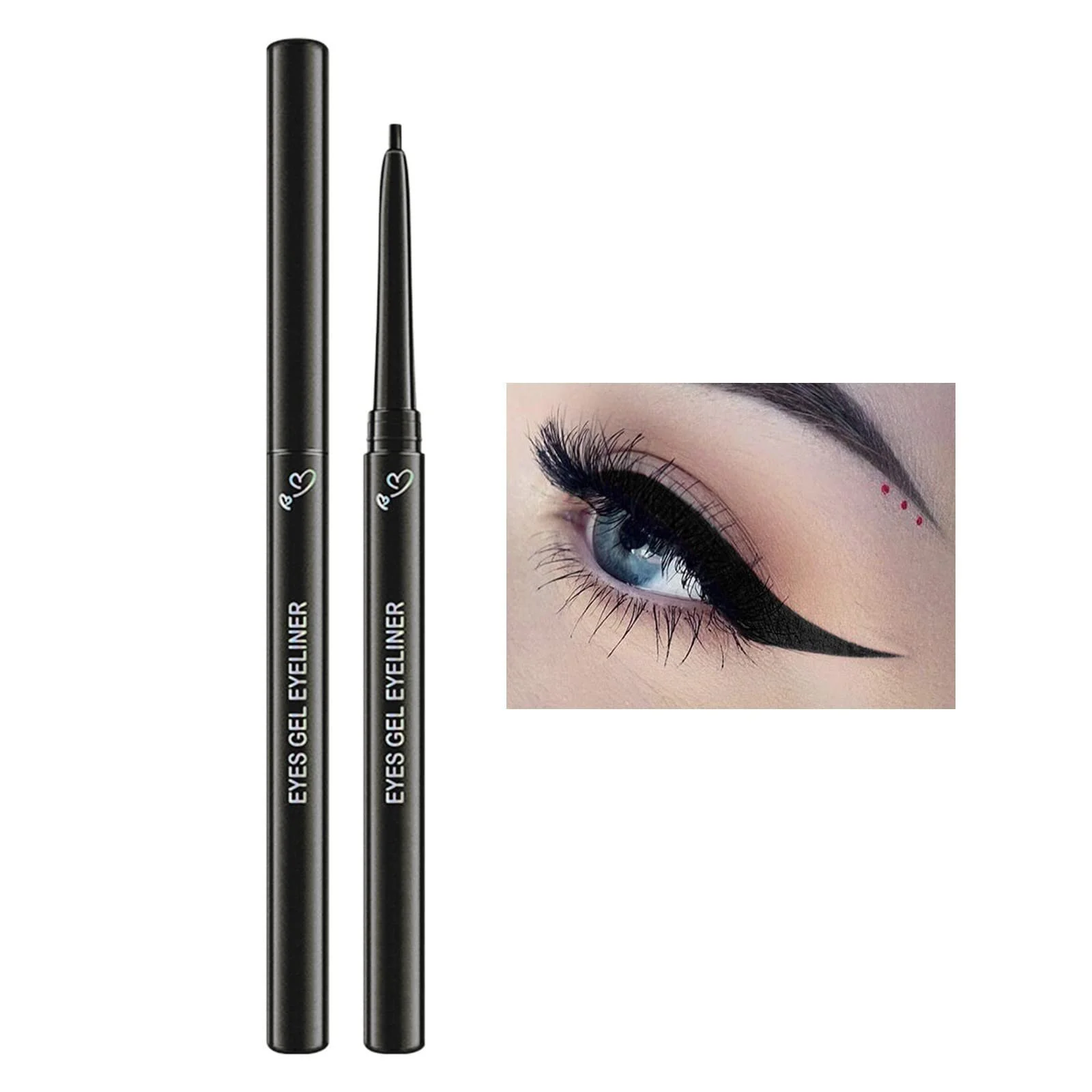 Гель-олівець для очей Кольоровий Водостійкий Висувний A, єдиний розмір, фото №2