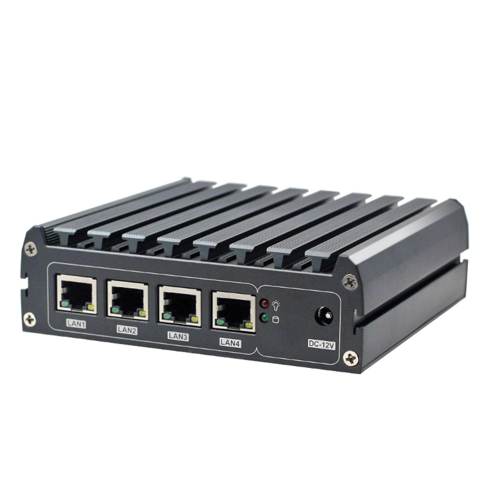 Мікро-ПК Celeron J4125 Quad Core Firewall, Mini PC, Nano PC, ПК-маршрутизатор 4G RAM 64G SSD 4 RJ45 2.5GBE AES-NI Pfsense OPNsense, фото №6