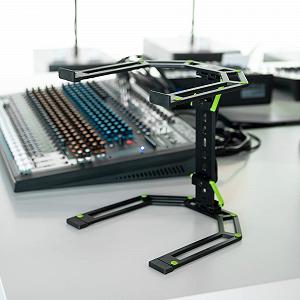 Подставка для ноутбука Gravity LTS 01 B SET 1 Регулируемая с неопреновым защитным чехлом, черная synthetic.ua - Фото 1