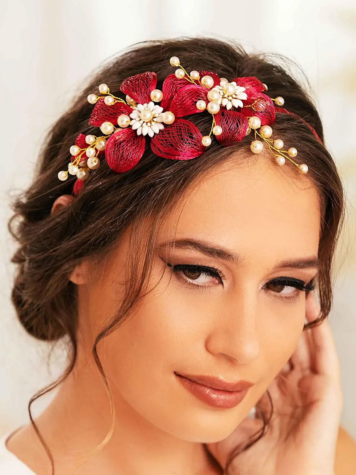 Обруч для волос IYOU Свадебный, фото №6