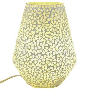 Настільна лампа Marrakech Fikus -1 бохо декоративна 24 см мозаїка E27 - Фото 1