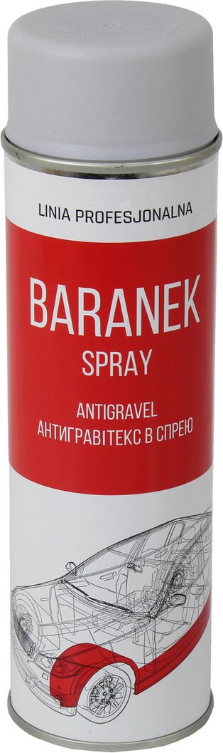 Протектор засіб для захисту кузова спрей Moto Gama Baranek сірий 500мл, фото №1