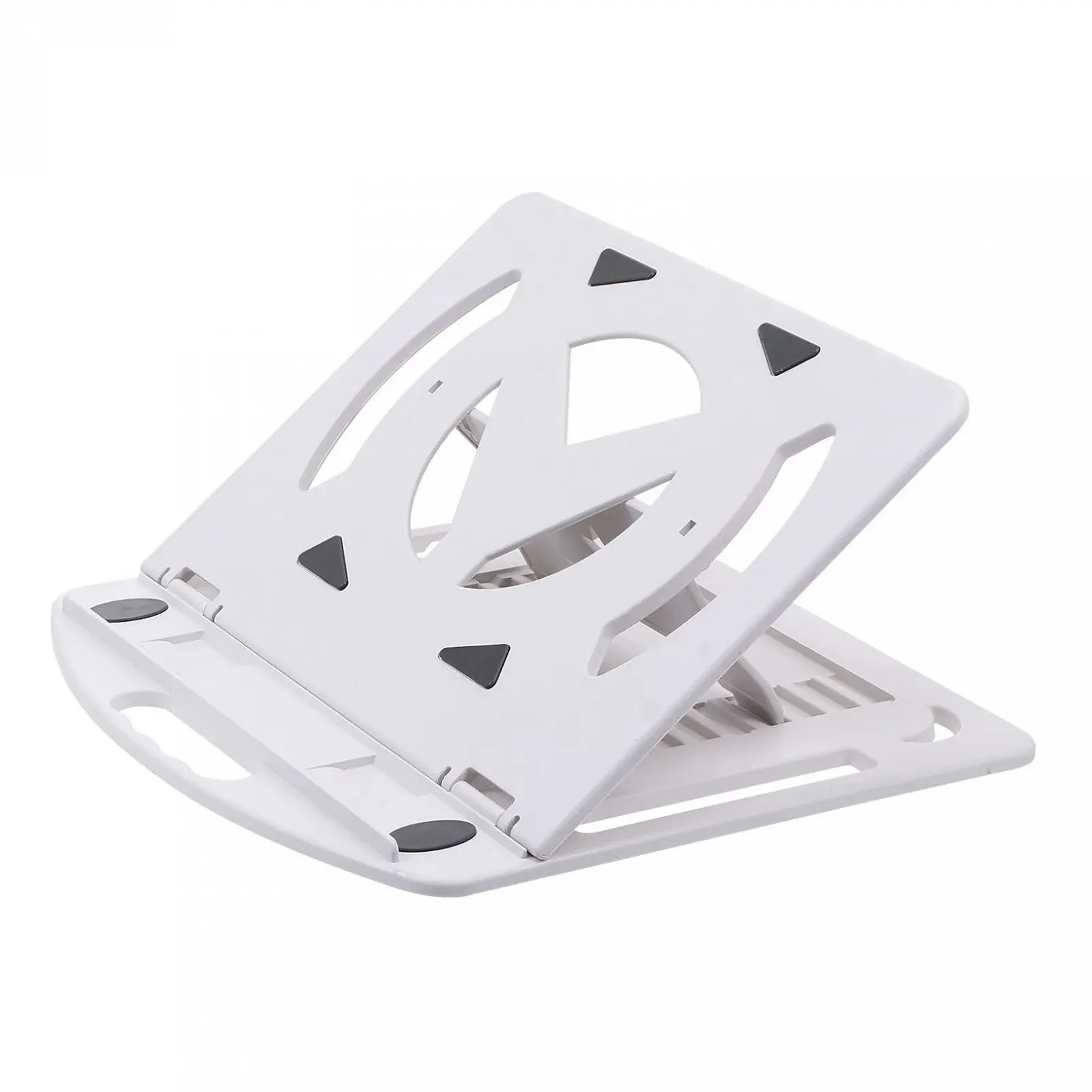 Регулируемая Подставка для Ноутбука SHOWERORO с Вращающейся Подставкой, Эргономичная Приподнятая Настольная Подставка с Циркуляцией Воздуха, Стабильный Держатель, Белый, фото №1