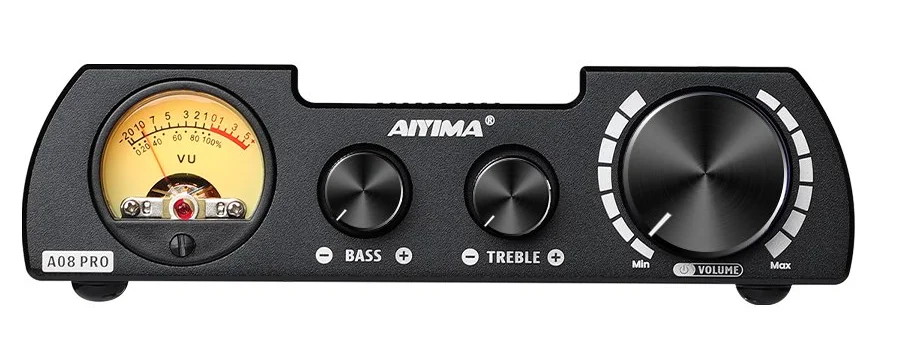 Підсилювач AIYIMA A08Pro / Hi-Fi / Bluetooth 5.1 / 300 Вт x 2 / Чорний, фото №2 Підсилювач AIYIMA A08Pro / Hi-Fi / Bluetooth 5.1 / 300 Вт x 2 / Чорний, фото №2