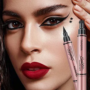 Підводка-штамп QHVYNPO Серія Heart Подвійний аплікатор Чорний synthetic.ua - Фото 1