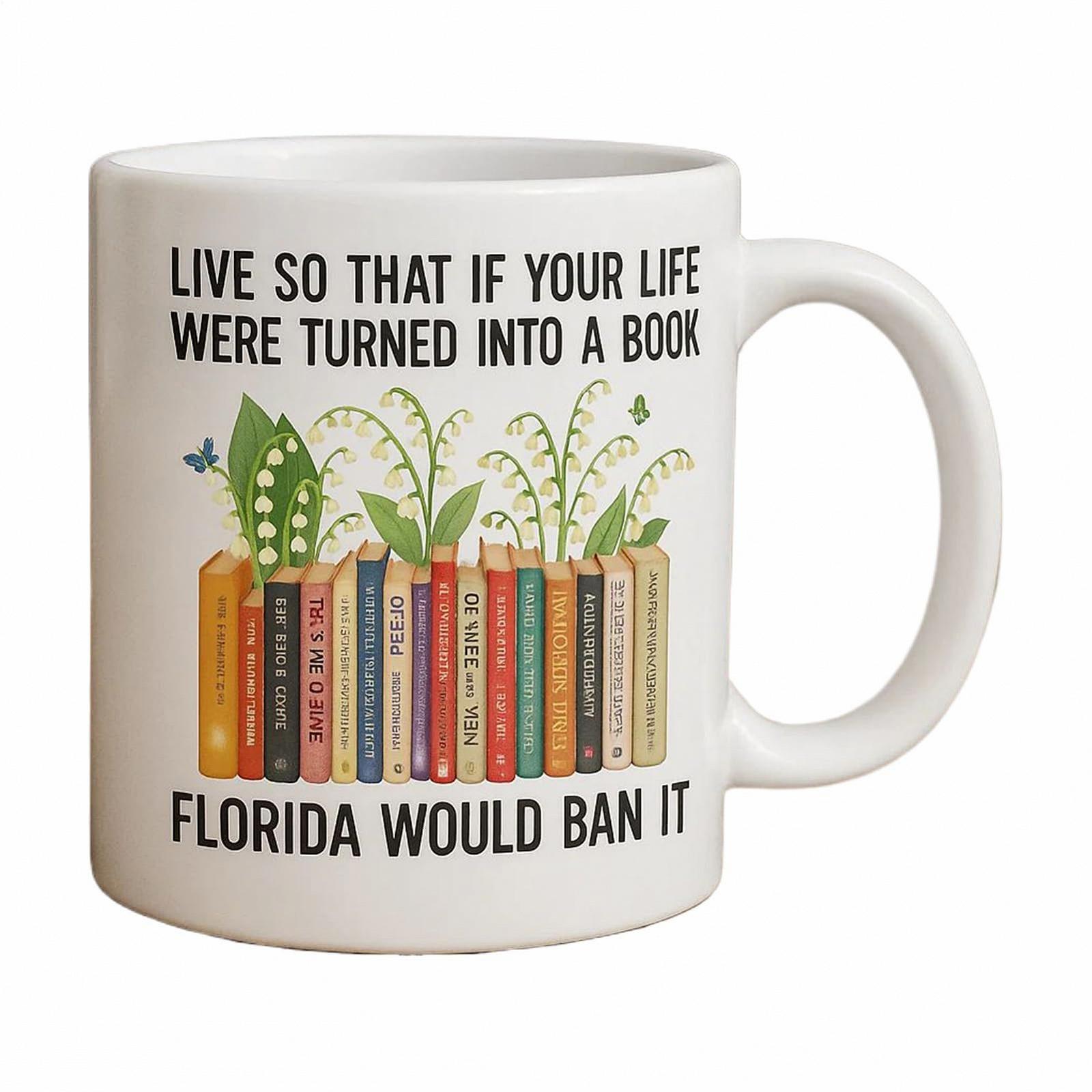 Дорожня Кружка для Кави Керамічна з Дизайном Книги та Надихаючим Текстом, фото №6