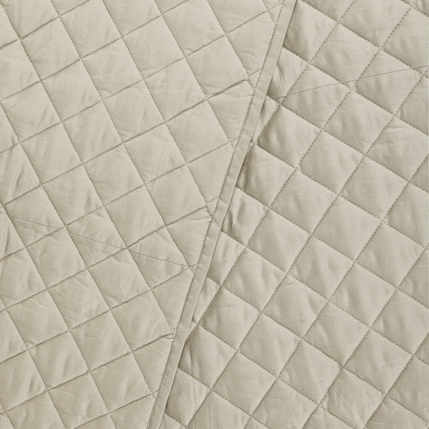 Покрывало Loberon Jolique Мягкое стеганое, спокойная расцветка, вневременной дизайн, постельное белье, хлопок, бежевый, фото №6 Покрывало Loberon Jolique Мягкое стеганое, спокойная расцветка, вневременной дизайн, постельное белье, хлопок, бежевый, фото №6