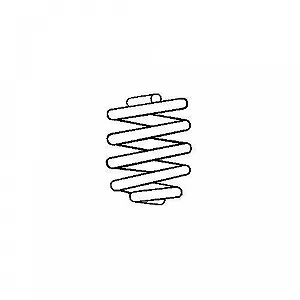 Пружина подвески SACHS 996 515, задняя ось synthetic.ua - Фото 1