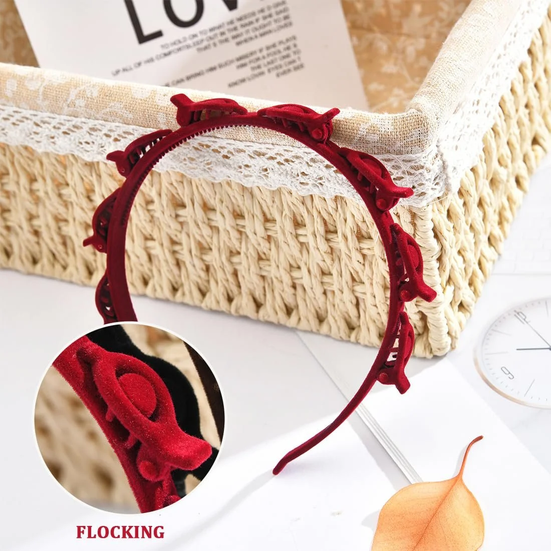 Набір Обруч на Голову з Затискачамиручування, 2 шт., фото №3 Набір Обруч на Голову з Затискачамиручування, 2 шт., фото №3