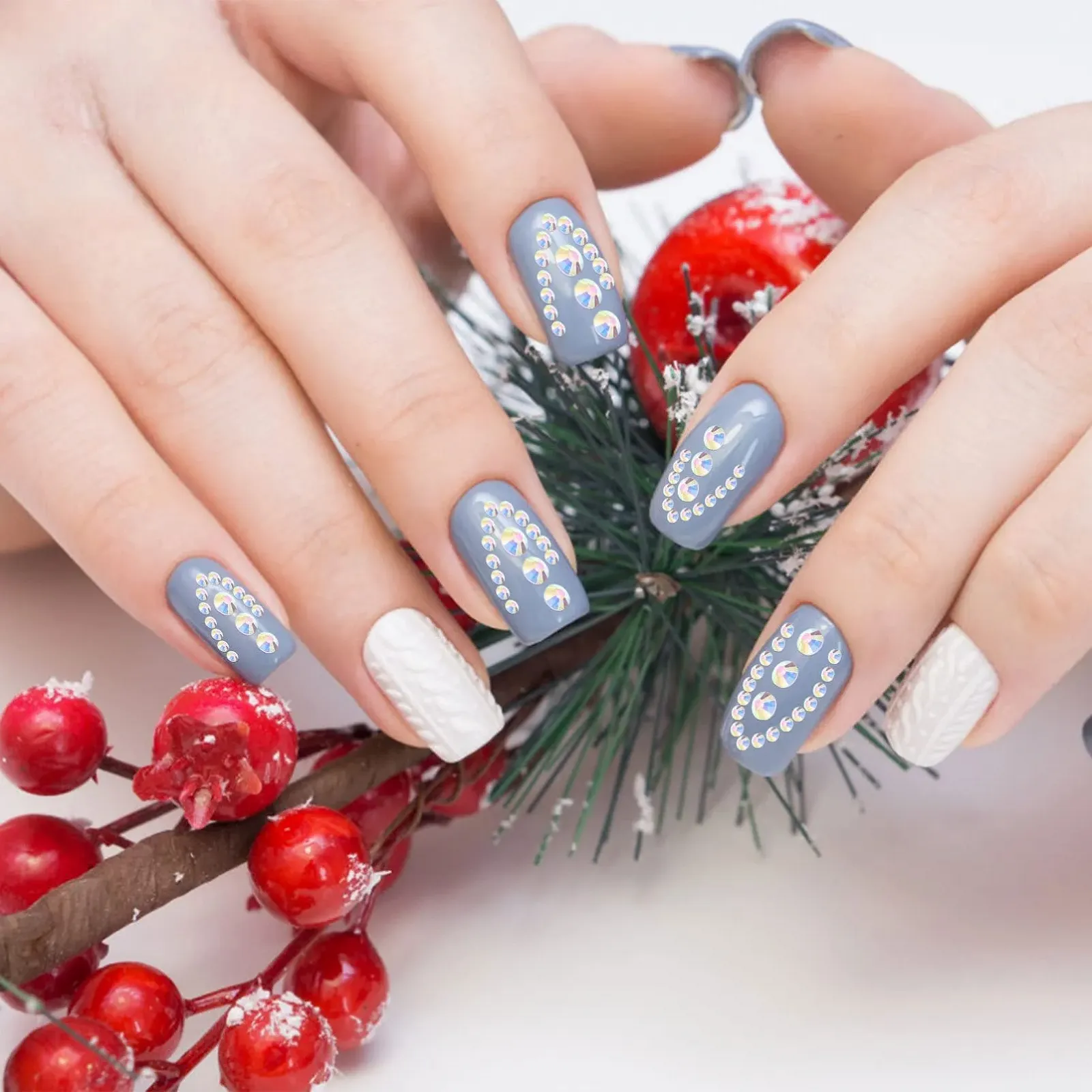 Стрази для нігтів Ciieeo Плоскі для початківців DIY прикраси Манікюрні діаманти, фото №9