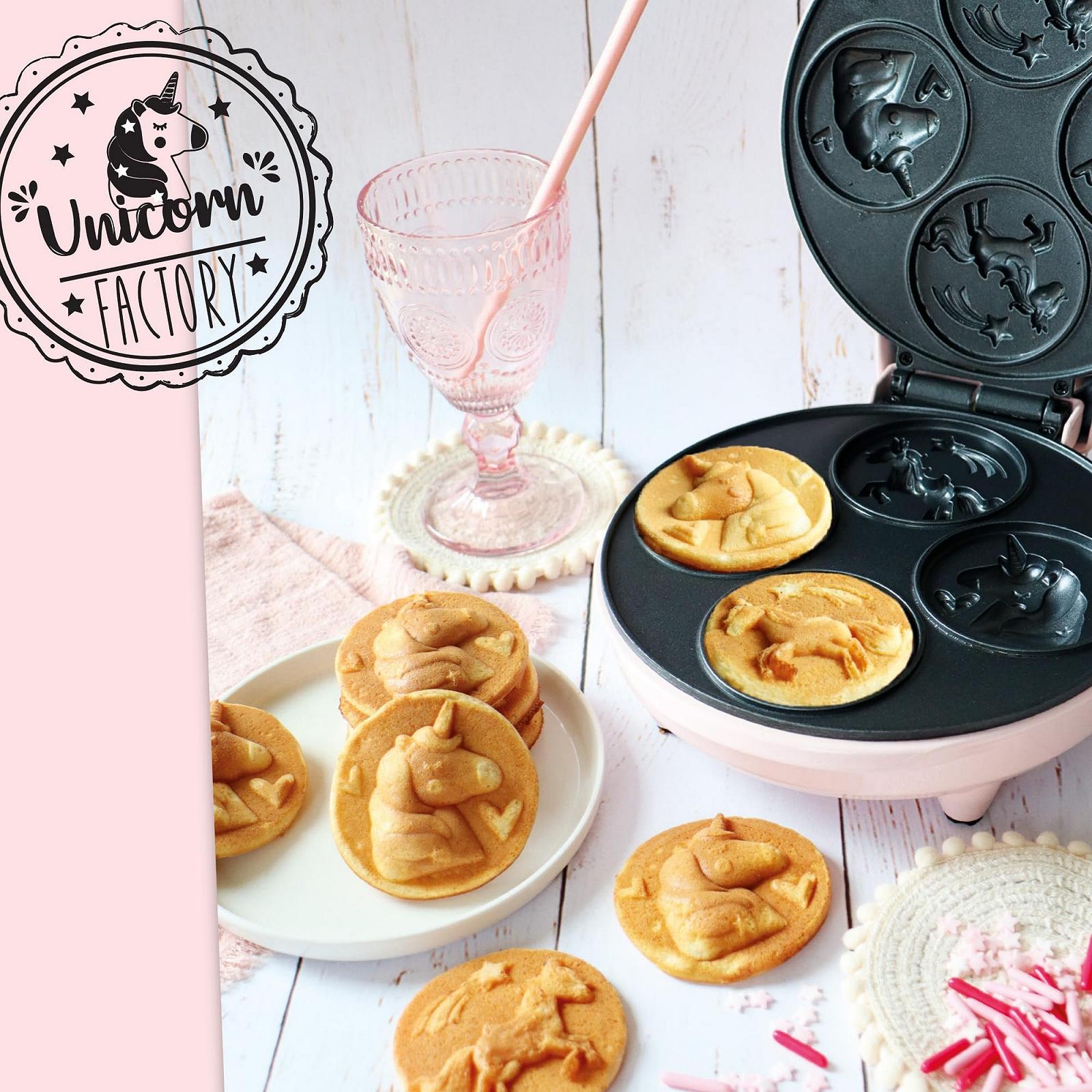 Вафельница ScrapCooking Unicorn Factory 3886 для вафель и блинов Unicorn Factory Характеристики Антипригарное покрытие Розовый, фото №8