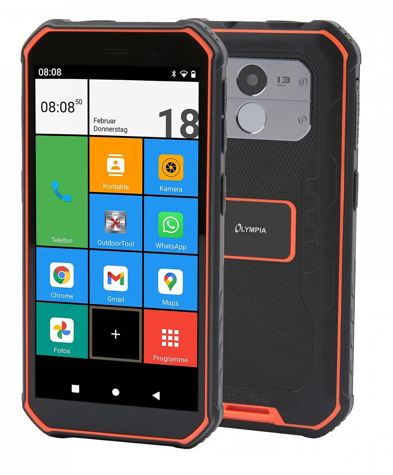 Смартфон Olympia Trek Outdoor IP68 5000 мАг, фото №1 Смартфон Olympia Trek Outdoor IP68 5000 мАг, фото №1