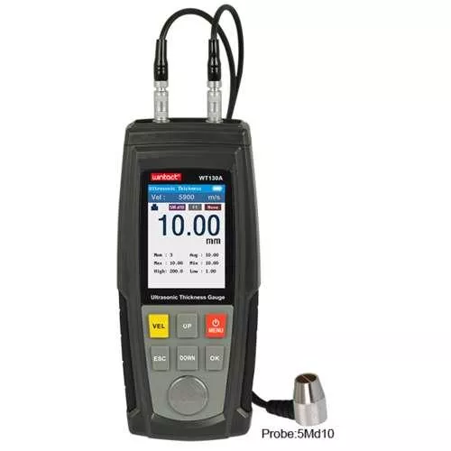 Толщиномер ультразвуковой 1-225мм WINTACT WT100A, фото №6