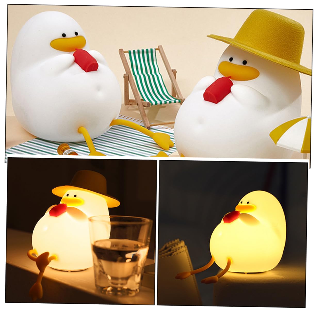 Нічник Ciieeo Enten Nachtlicht Entenförмний LED Нічник Жовтий, фото №3