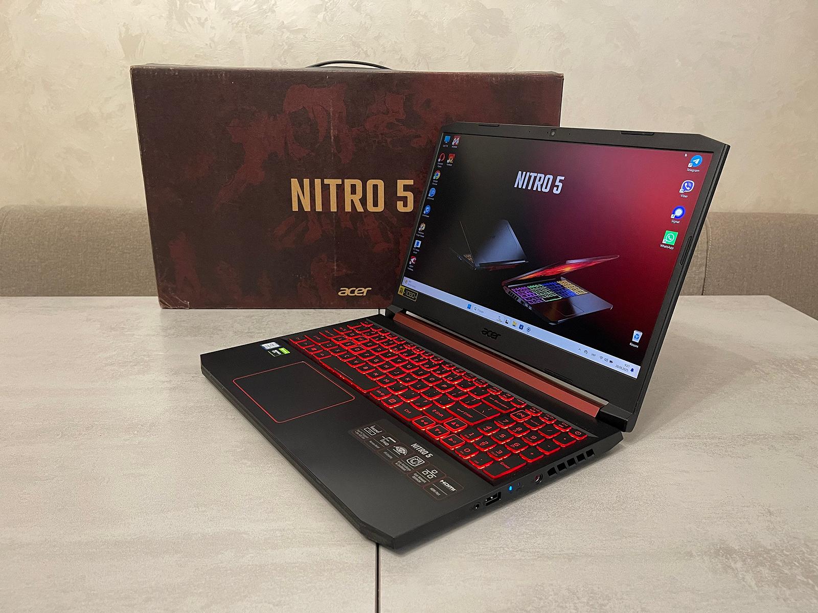 Ігровий ноутбук Acer Nitro AN515-54, 15,6" FHD IPS, i5-9300H, 16GB, 256GB+500GB, Nvidia GeForce GTX 1650 4GB + коробка, документи, фото №2
