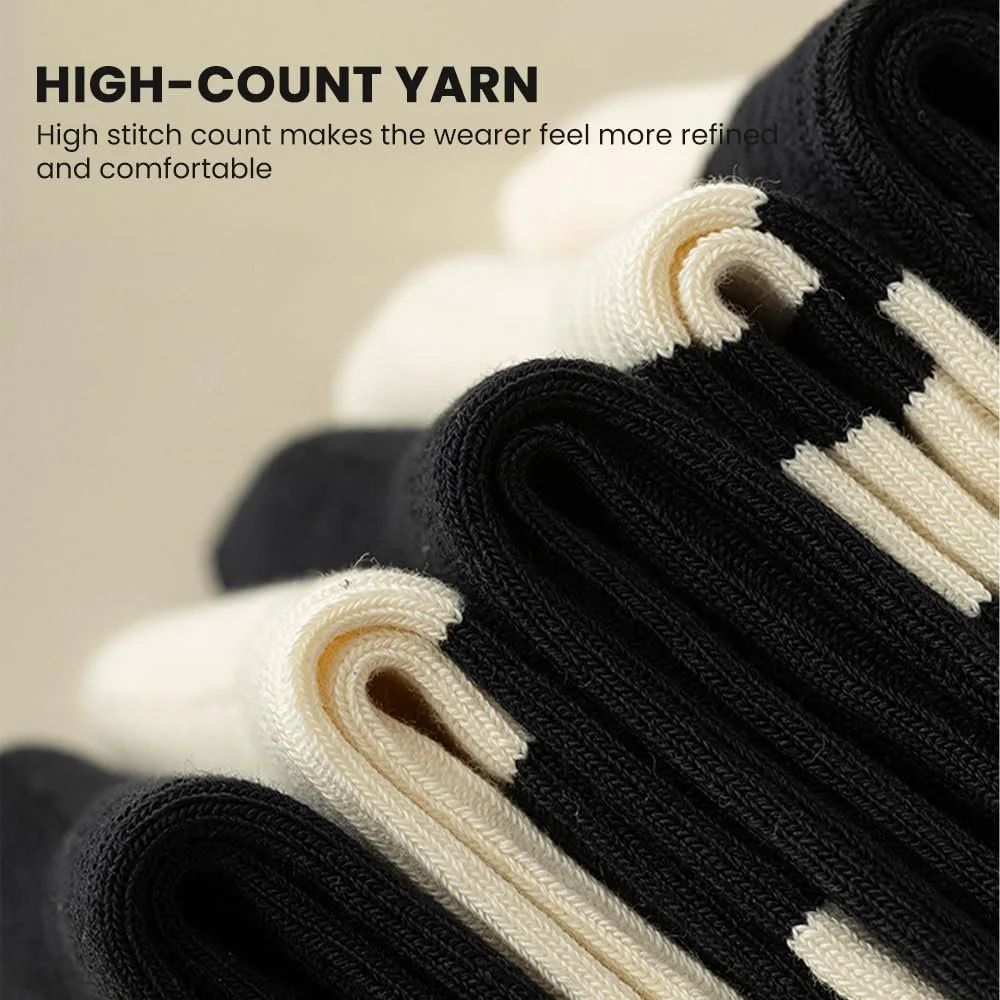 Женские носки Черный Цвет (Полоски), фото №7