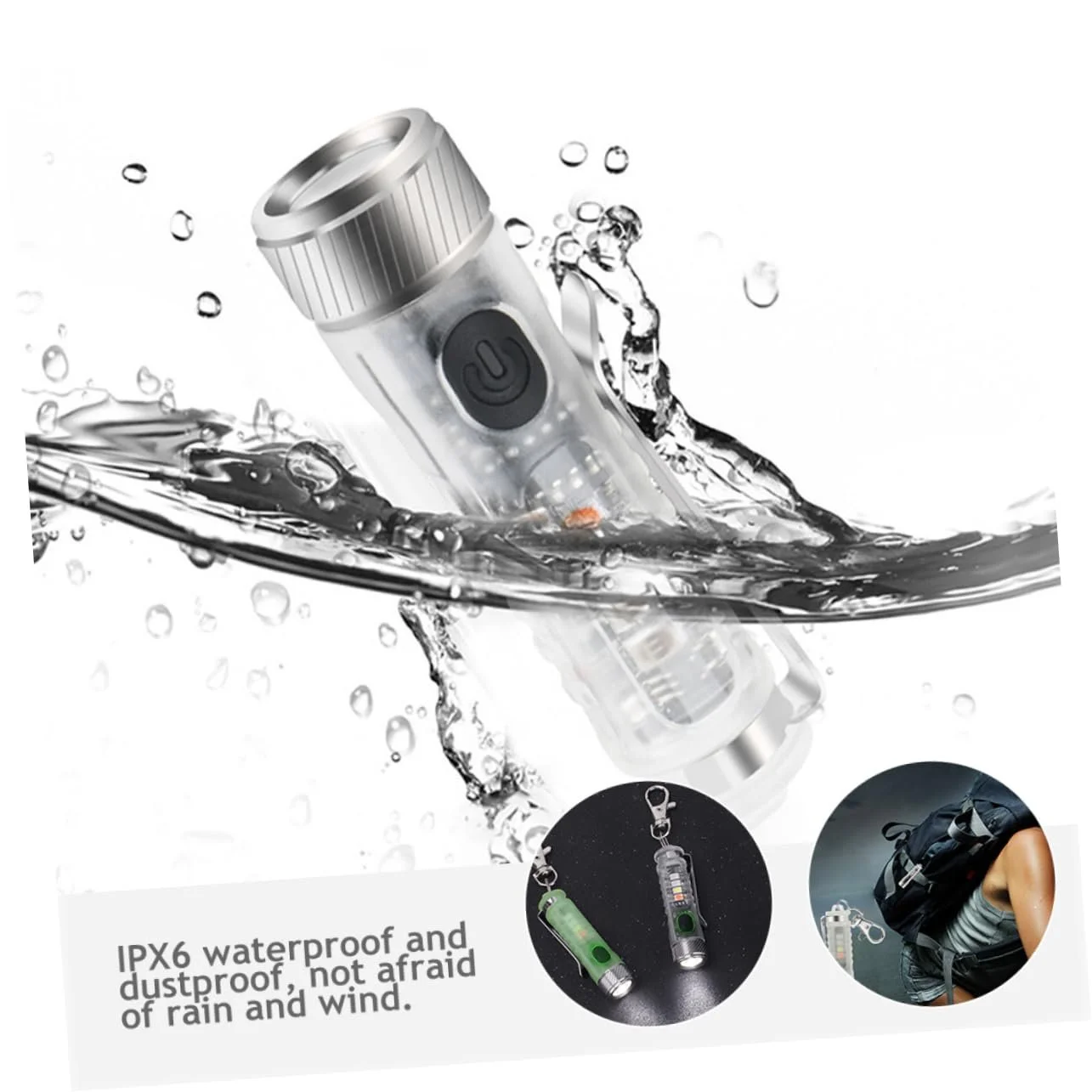 Ліхтарик-брелок Kisangel Міні ліхтарик Міні світлодіодний, фото №6