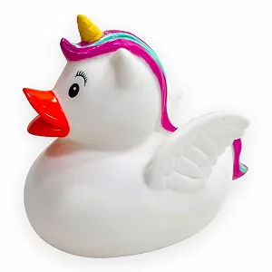Утка для ванной Unicorn Squeaky Duck Alihorn Игрушка для ванной 9.5 x 8.5 x 6.5 см - Фото 1