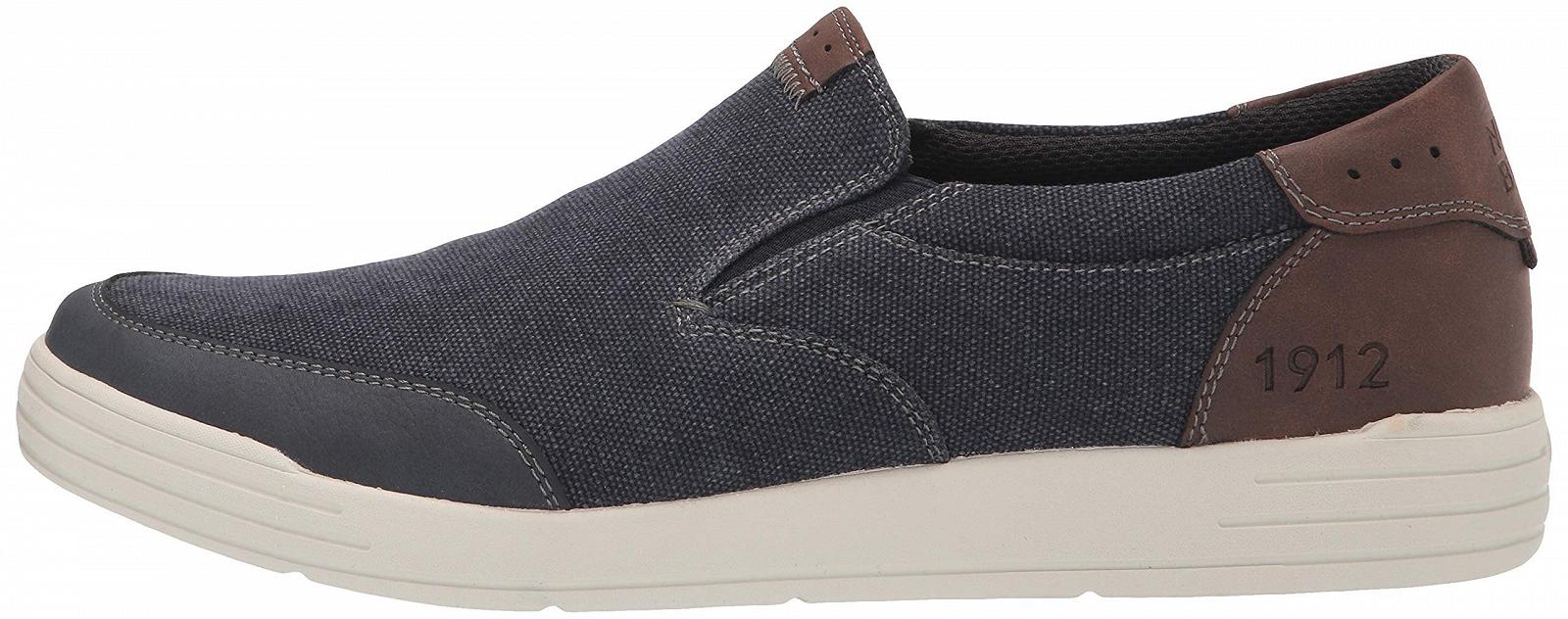 Кроссовки слипоны мужские Nunn Bush Kore City Walk Canvas Moc Toe, фото №8