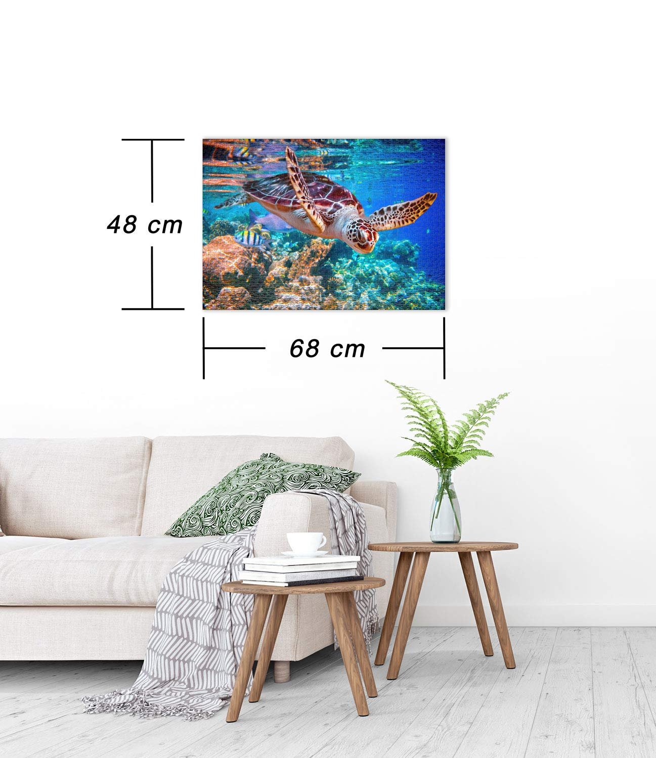 Пазл Ulmer Puzzleschmiede Classic Sea Turtle 1000 элементов Разноцветный, фото №3