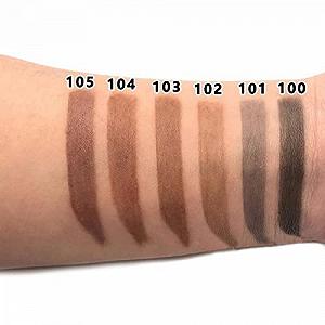 Карандаш для бровей Fashion 5 цветов черный серый synthetic.ua - Фото 1