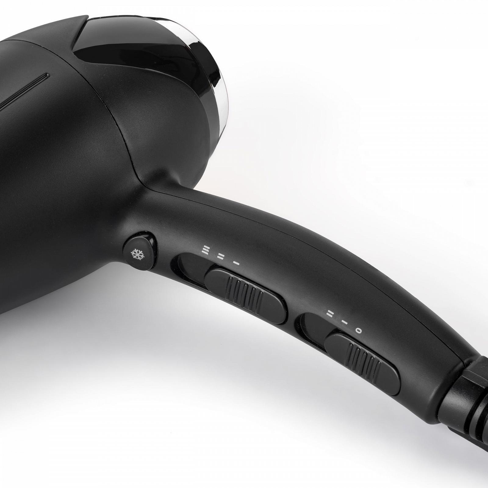 Фен BaByliss Turbo Smooth D572DE, 2200 Вт, с ионной технологией, черный, фото №3