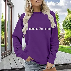 Женский свитшот без капюшона Однотонный с принтом буквы synthetic.ua - Фото 1