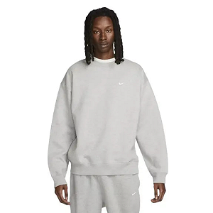 Світшот NIKE SOLO SWOOSH DK GREY HEATHER/WHITE L - Фото 1
