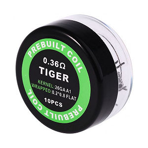 Набор спиралей для Бака PREBUILT Coil Tiger Kanthal 0.36 ohm synthetic.ua - Фото 1