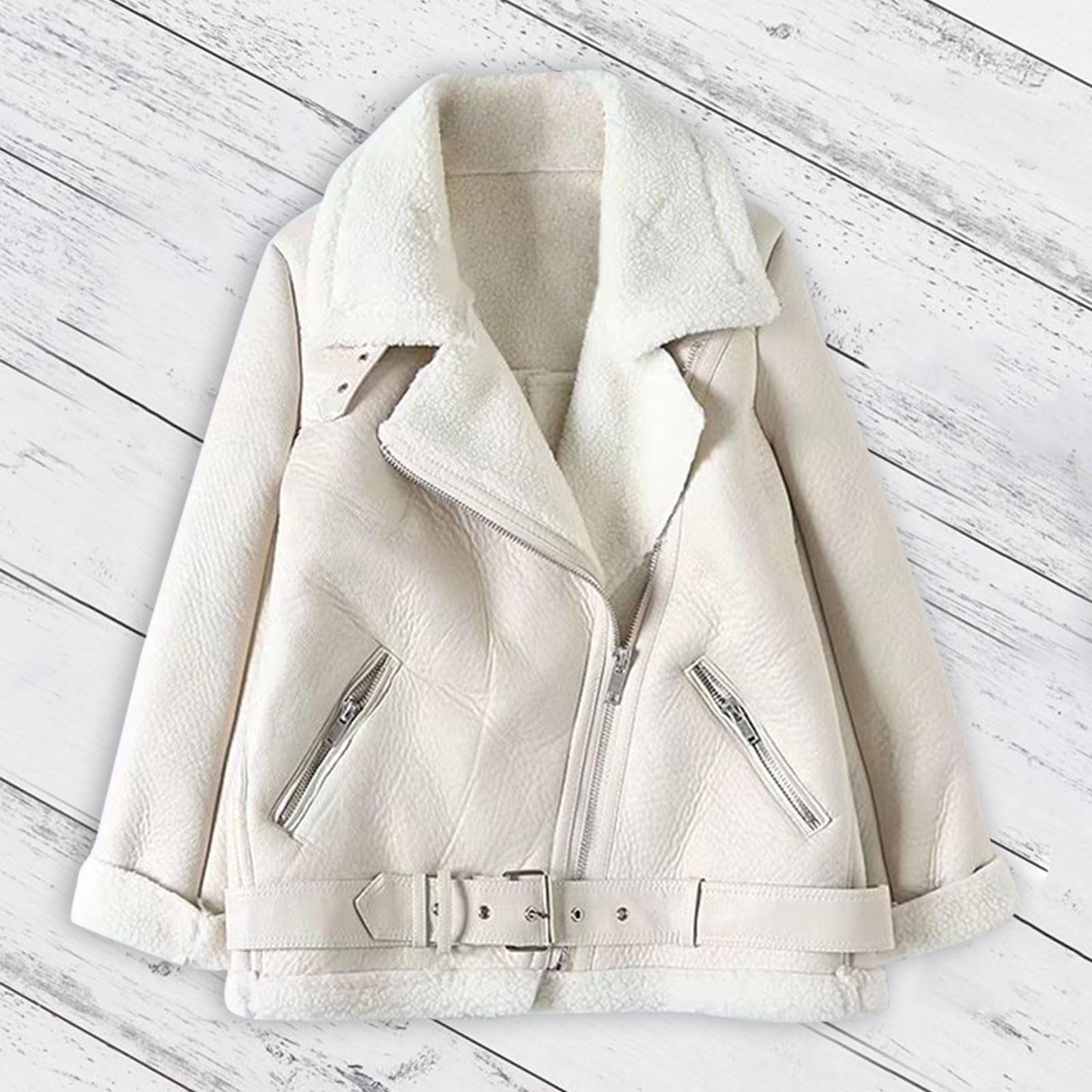 Куртка зі штучної шкіри з капюшоном Generisch жіноча, фото №3