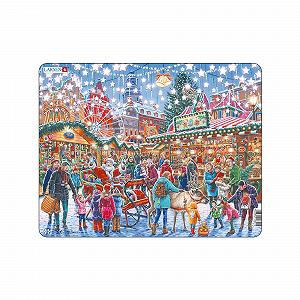 Пазл-рамка Larsen EA3 Christmas Market 140 деталей для дітей та дорослих від 6 років - Фото 1