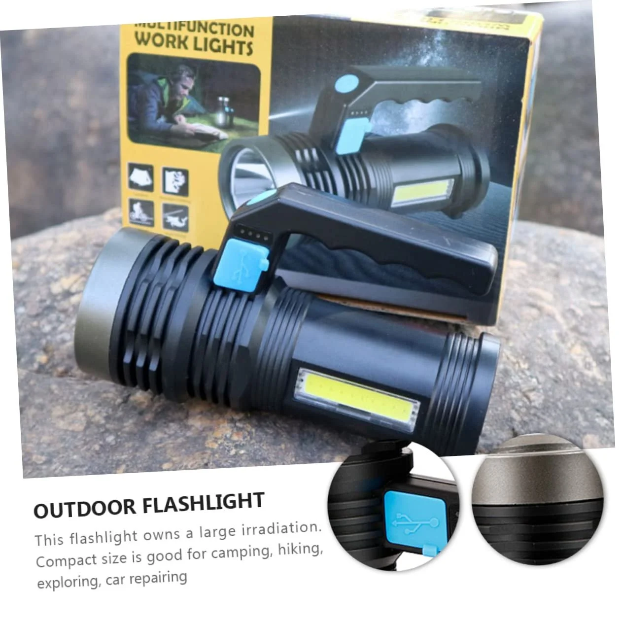 Ліхтар HEMOTON 1 комплект Пошуковий ліхтар Ультра яскравий, фото №9 Ліхтар HEMOTON 1 комплект Пошуковий ліхтар Ультра яскравий, фото №9