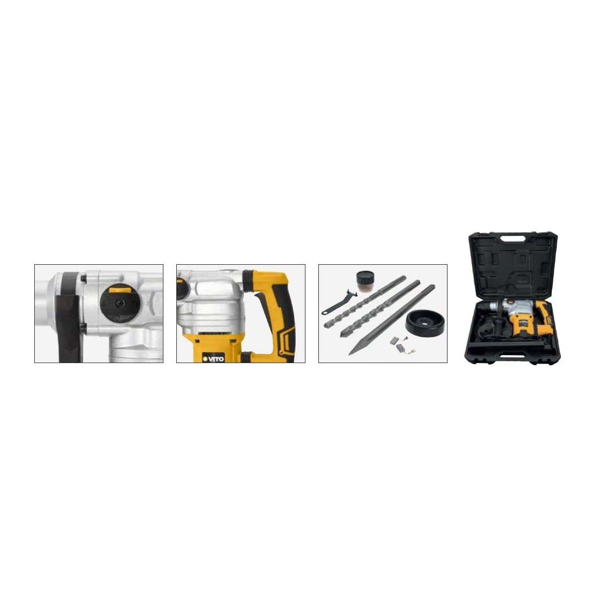 Перфоратор VITO VIMP1050P SDS-Max 1050W 9Дж Демонтажный, фото №7