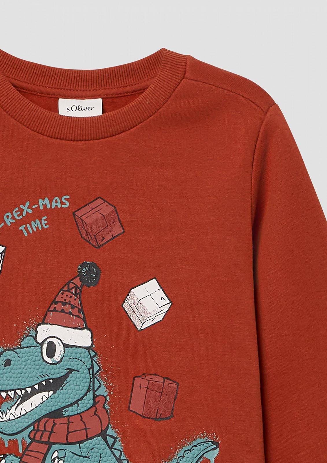 Толстовка s.Oliver с рождественским принтом для мальчиков, фото №4
