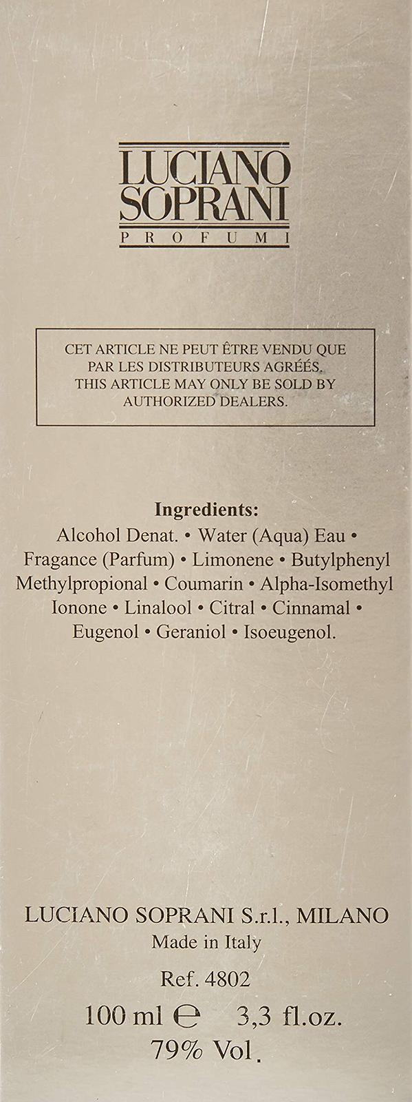 Парфумована вода Luciano Soprani D Homme для чоловіків 3.3 унції EDT спрей, фото №3