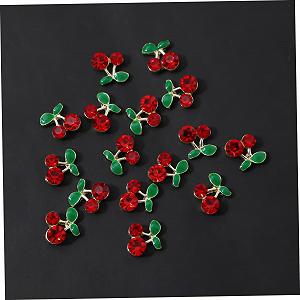 Прикраса для манікюру minkissy, 128 шт, у формі вишень, блискучі synthetic.ua - Фото 1