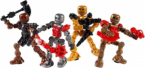 Набір фігурок Klikbot Zing Series 2 Villains Complete Set of 4 з аксесуарами synthetic.ua - Фото 1