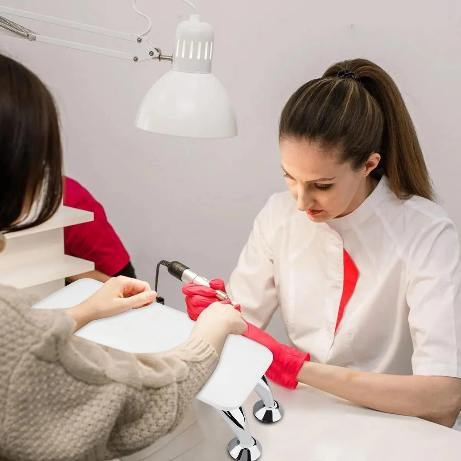 Підставка для рук манікюрна LIONVISON Подушка Білий, фото №7